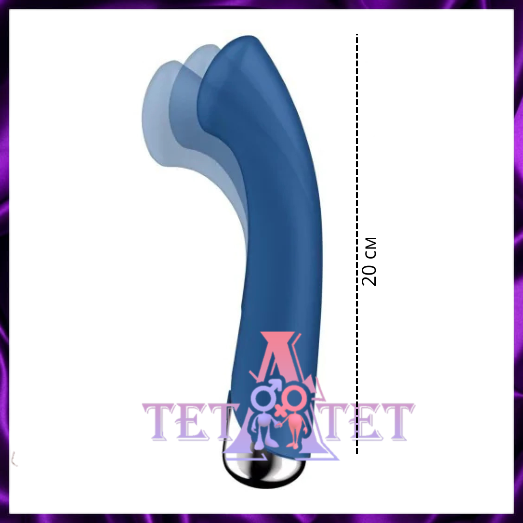 Вибратор для точки G с ротацией Satisfyer Spinning G-Spot 1 Blue